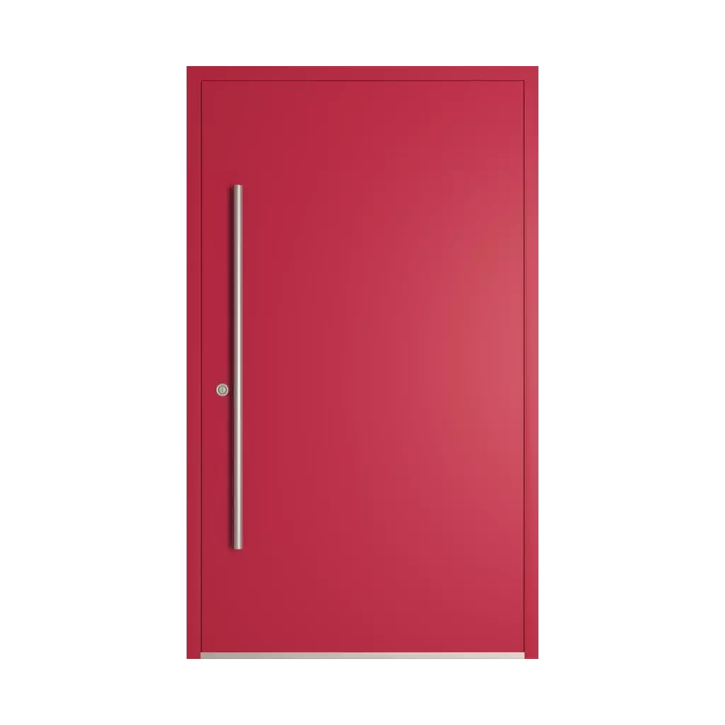 RAL 3027 Raspberry red entry-doors models-of-door-fillings cdm model-42  