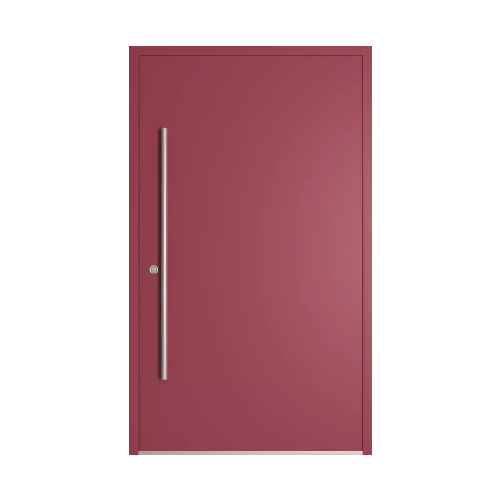 RAL 4002 Red violet entry-doors models-of-door-fillings dindecor 6028-pvc  