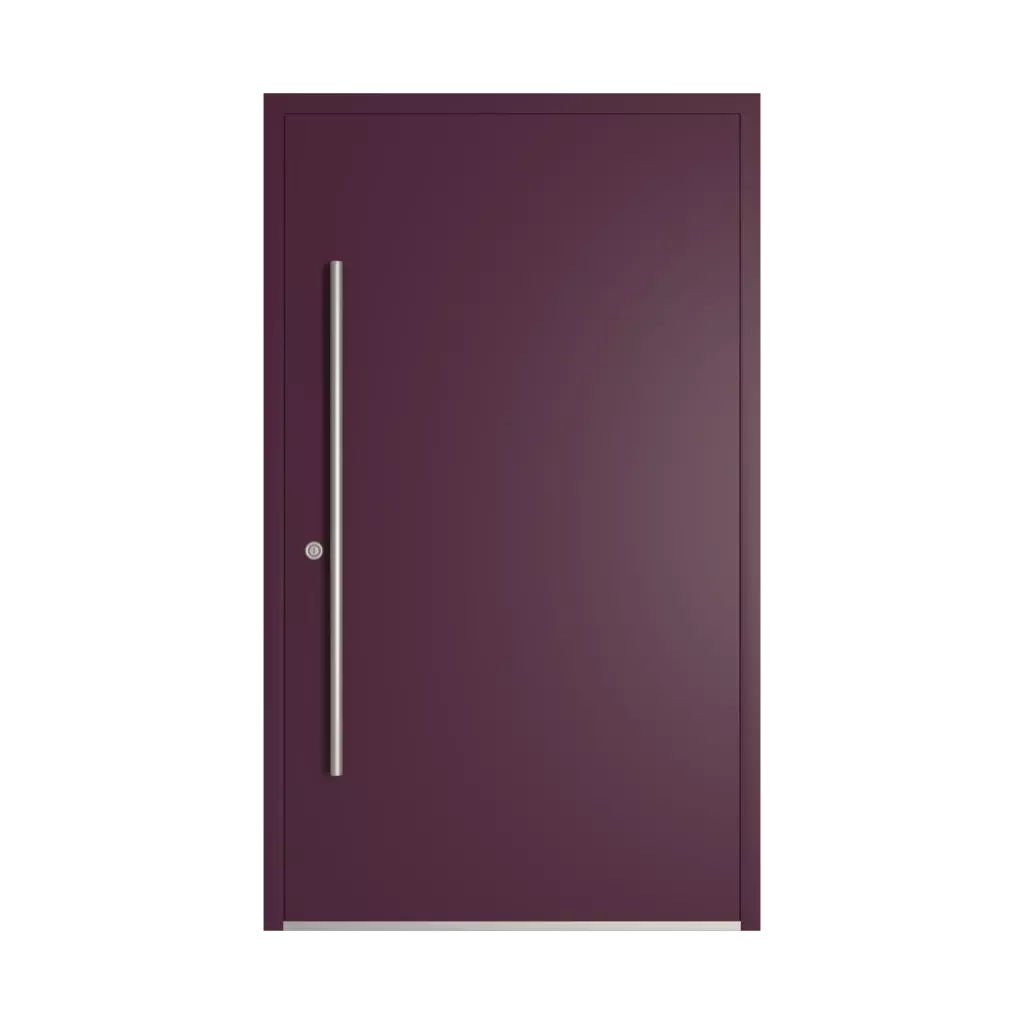 RAL 4007 Purple violet entry-doors models-of-door-fillings dindecor cl06  