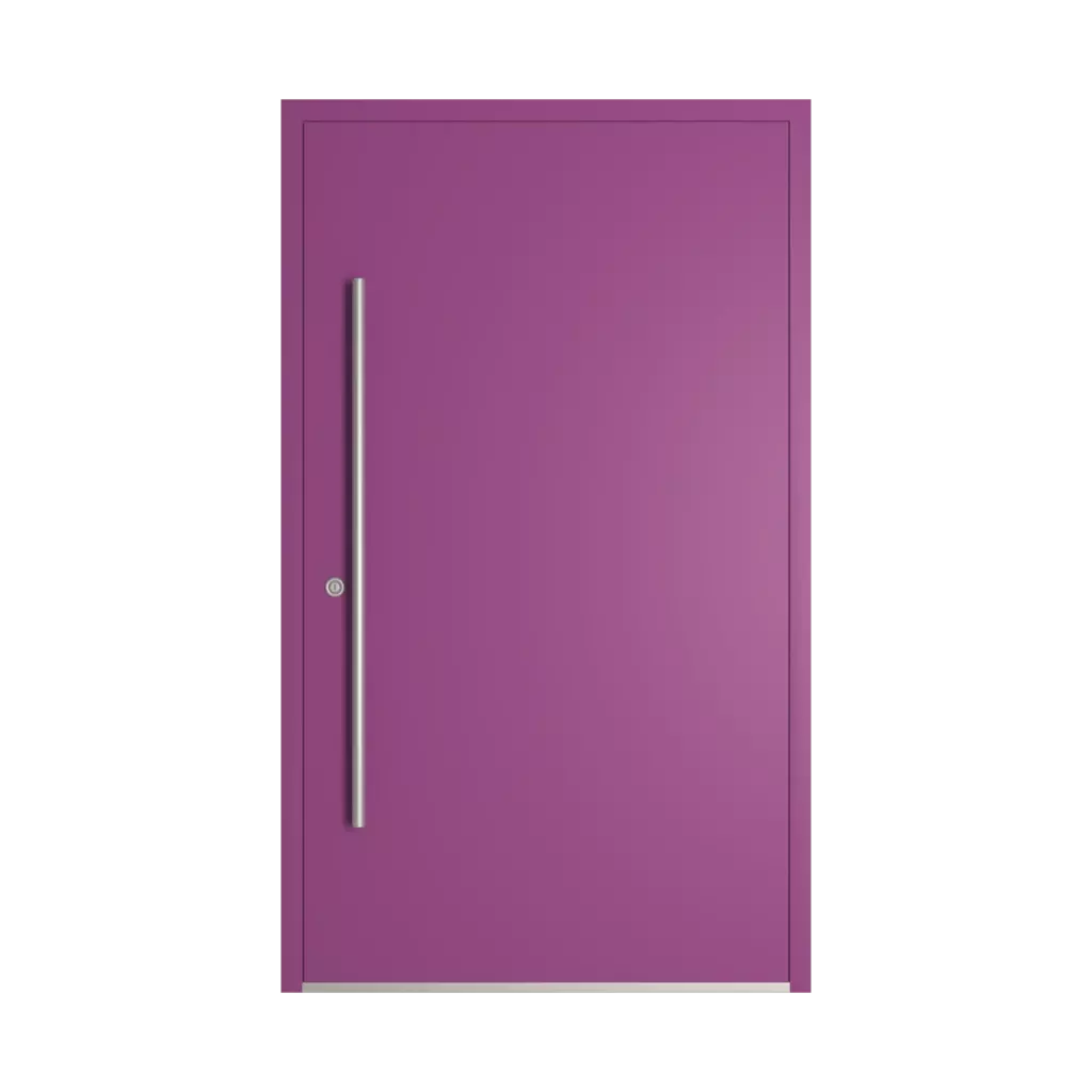 RAL 4008 Signal violet entry-doors models-of-door-fillings dindecor 6132-black  