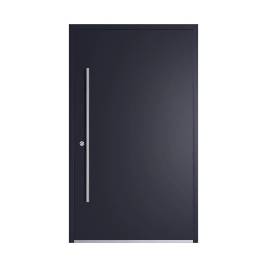 RAL 5004 Black blue entry-doors models-of-door-fillings dindecor cl07  