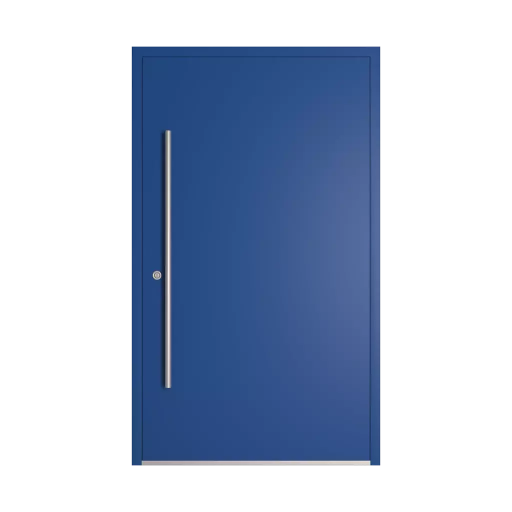 RAL 5005 Signal blue entry-doors models-of-door-fillings dindecor 6028-pvc  