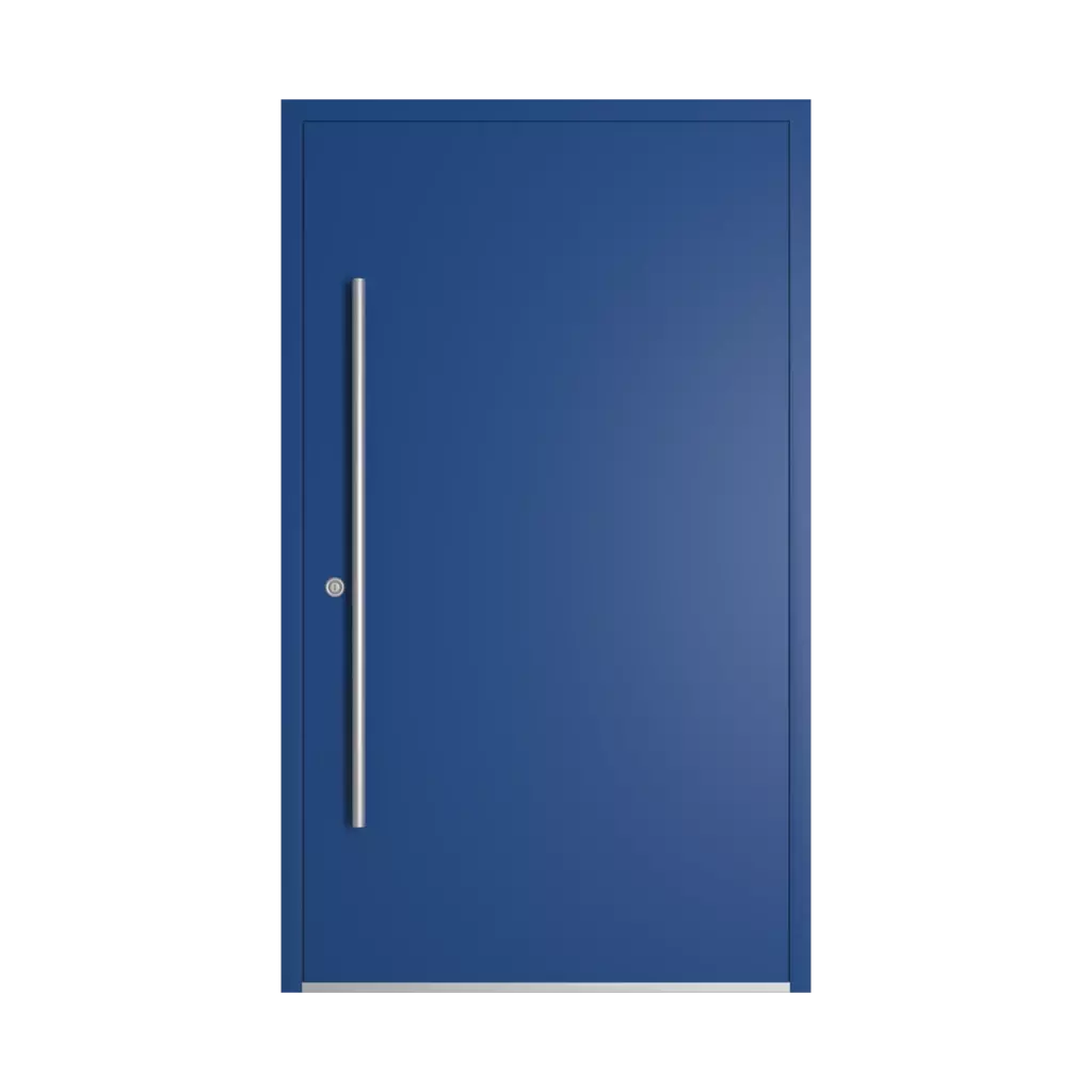 RAL 5010 Gentian blue entry-doors models-of-door-fillings dindecor cl07  