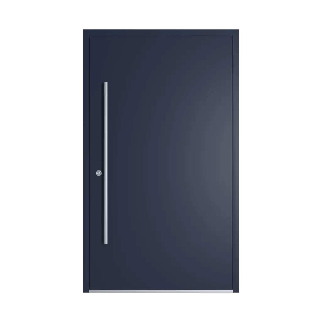 RAL 5011 Steel blue entry-doors models-of-door-fillings dindecor 6124-pwz  