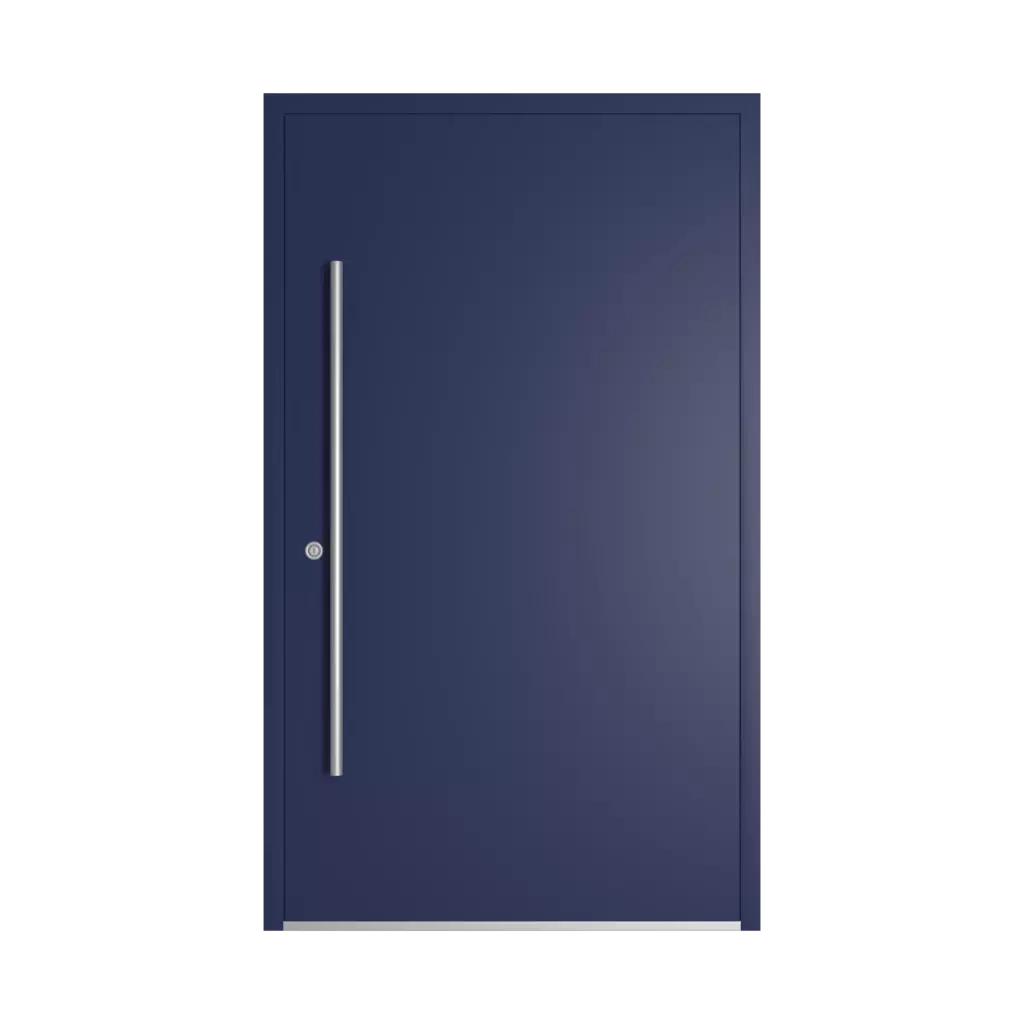 RAL 5013 Cobalt blue entry-doors models-of-door-fillings dindecor model-6123  