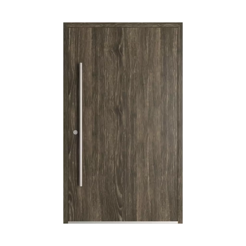 Brown sheffield oak entry-doors door-colors  