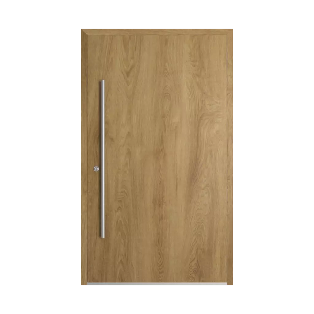 Natural oak entry-doors models-of-door-fillings dindecor ll01  