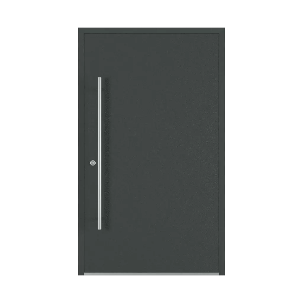 Gray anthracite sand ✨ entry-doors models-of-door-fillings dindecor 6124-pwz  