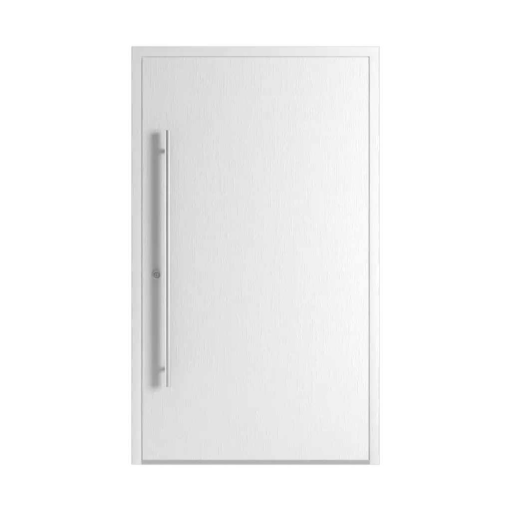 Traffic white aludec products wooden-entry-doors    