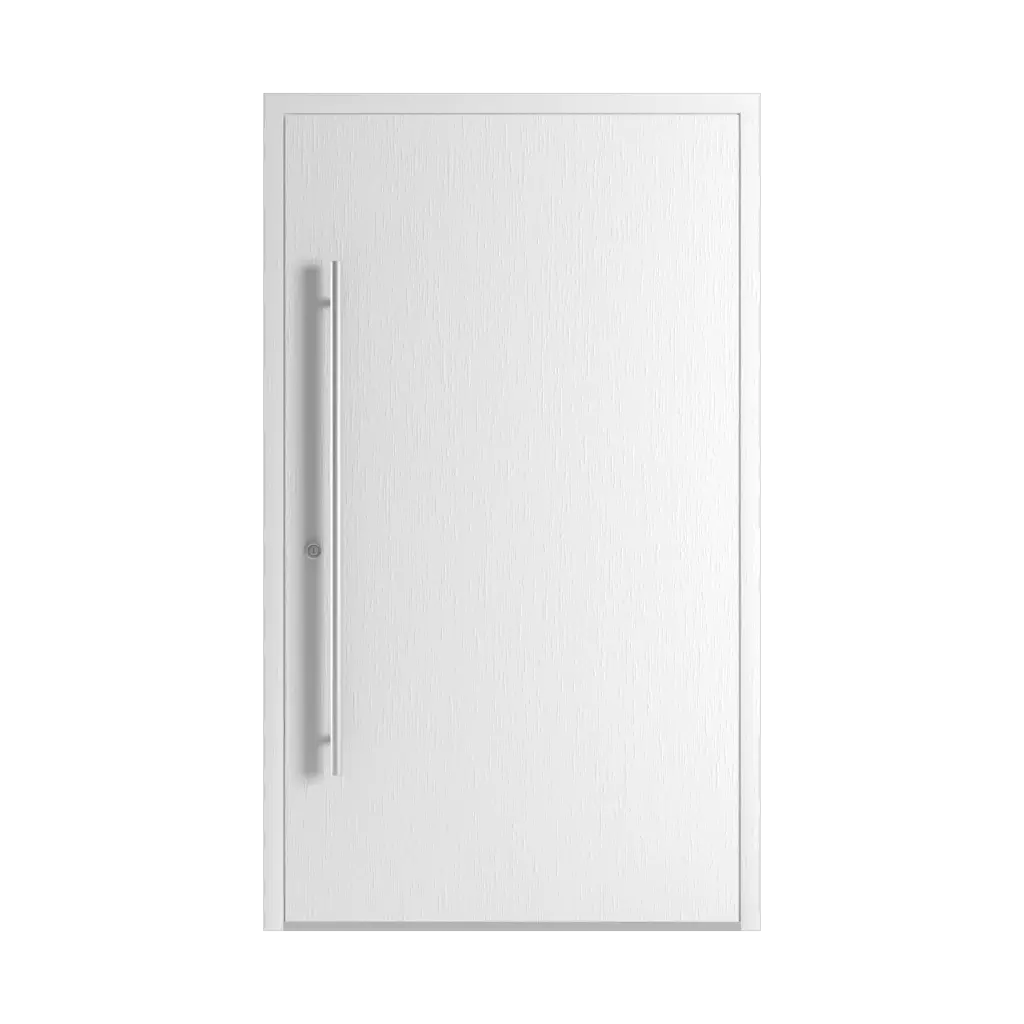 Traffic white aludec entry-doors models-of-door-fillings dindecor cl04  