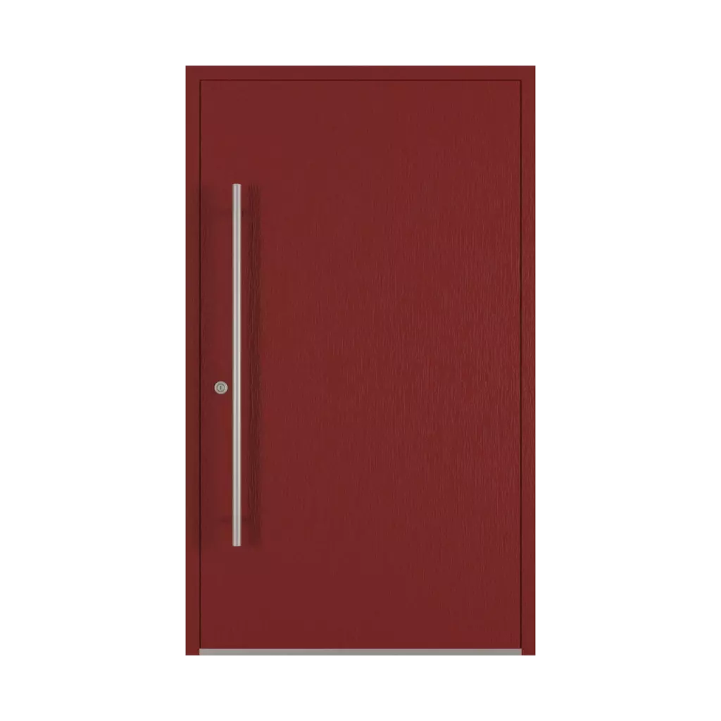 Dark red entry-doors models-of-door-fillings dindecor gl03  