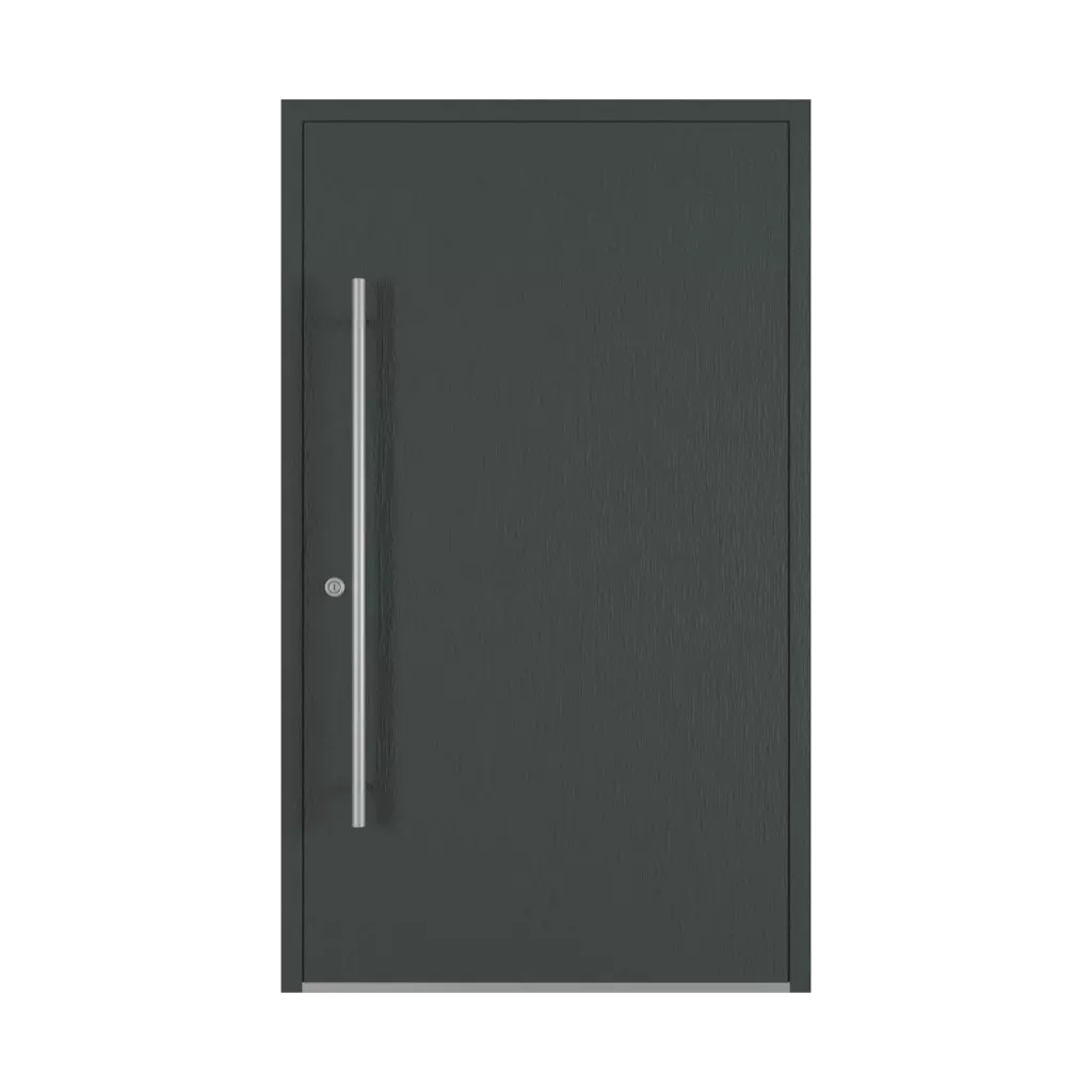 Anthracite gray ✨ entry-doors models-of-door-fillings dindecor sl04  