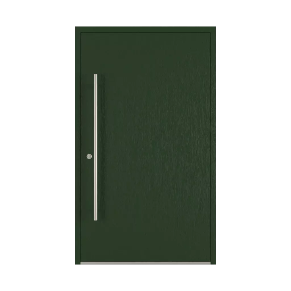 Dark green entry-doors models-of-door-fillings dindecor 6132-black  