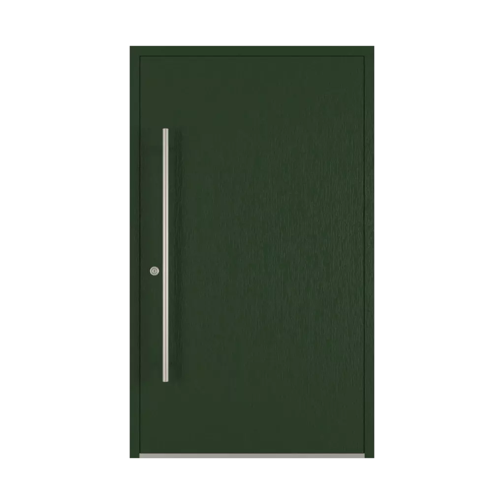 Dark green entry-doors models-of-door-fillings dindecor 6023-pvc  