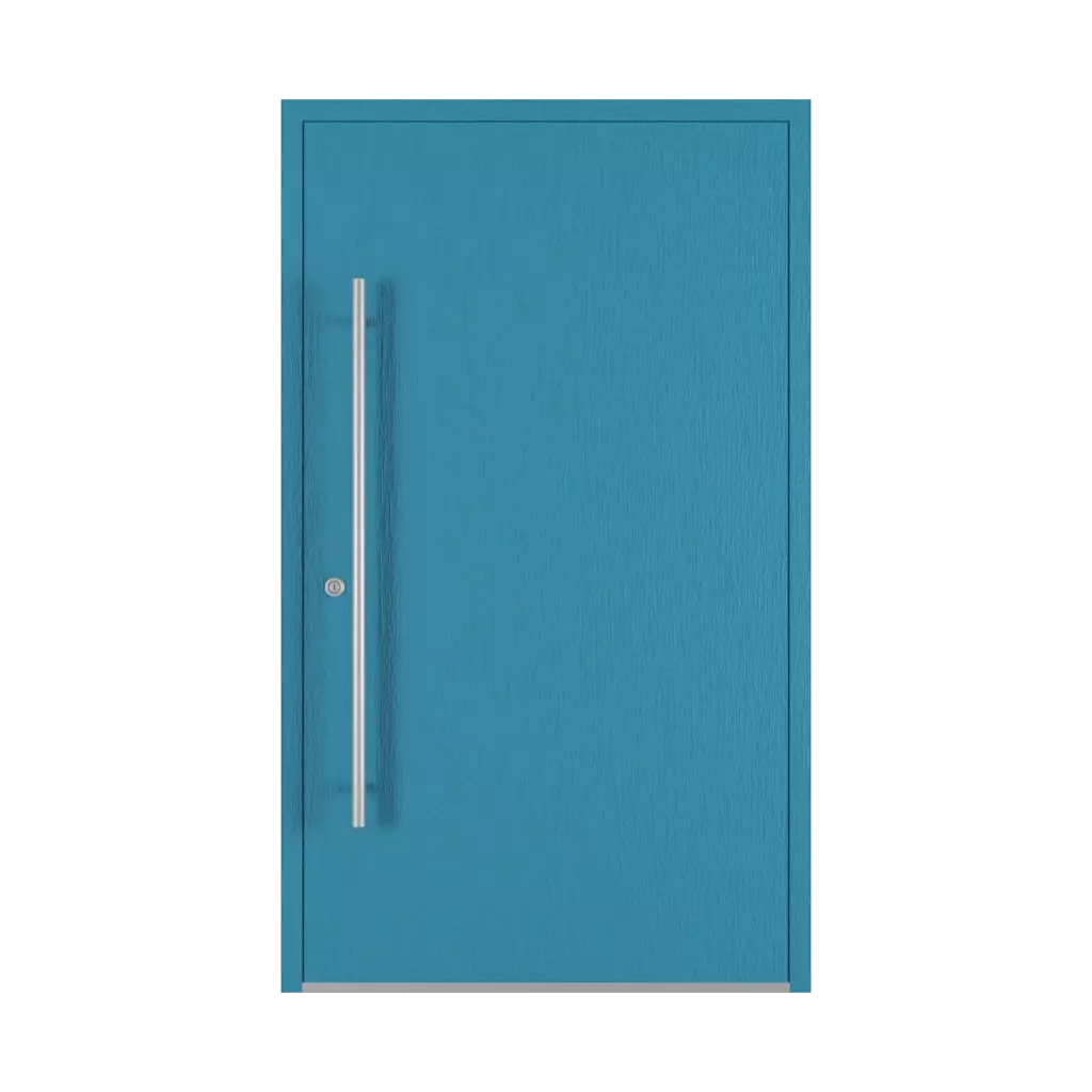 Brilliant blue entry-doors models-of-door-fillings dindecor model-6131  