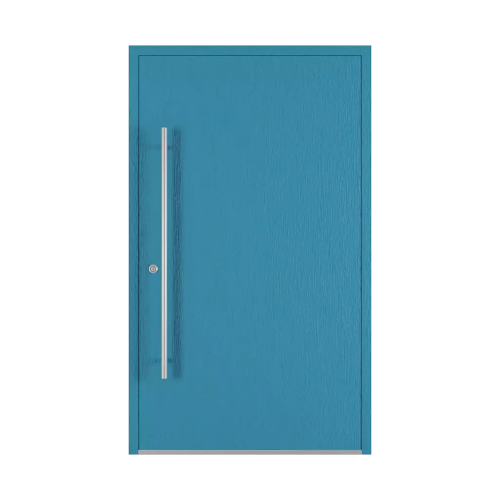 Brilliant blue entry-doors models-of-door-fillings dindecor 6132-black  