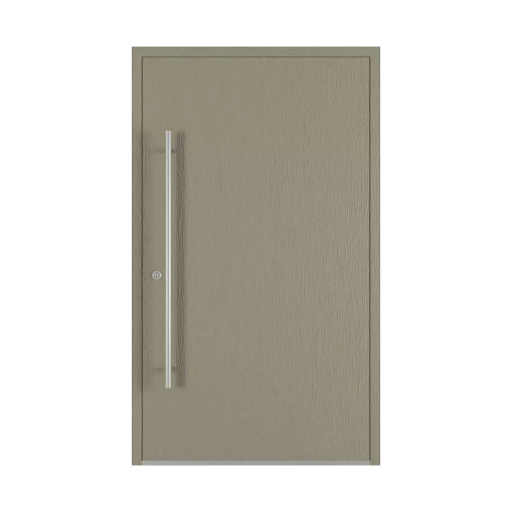 Concrete gray entry-doors models-of-door-fillings dindecor 6008-pvc  