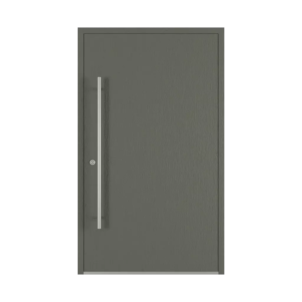 Textured quartz gray entry-doors models-of-door-fillings dindecor model-5018  