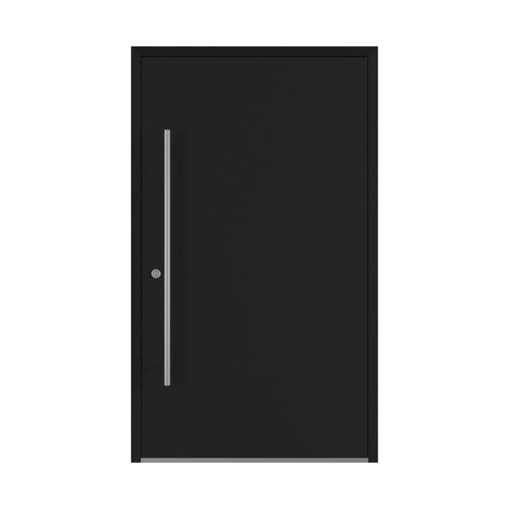 Jet black ✨ entry-doors models-of-door-fillings dindecor model-5018  
