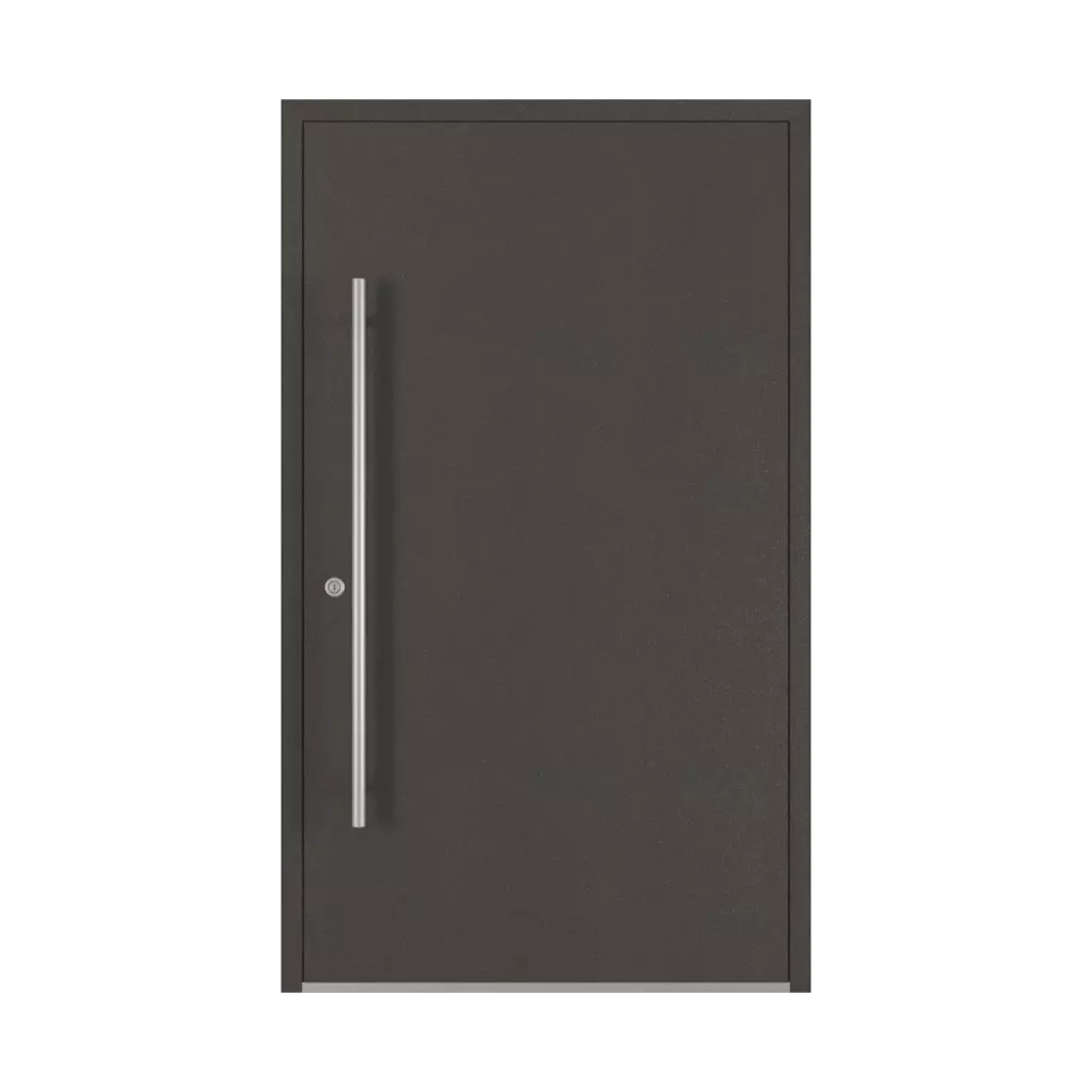 Umber gray aludec entry-doors models-of-door-fillings cdm model-46  