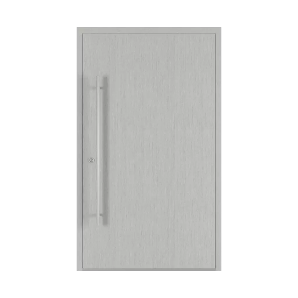 Metbrush aluminium entry-doors models-of-door-fillings dindecor sl03  