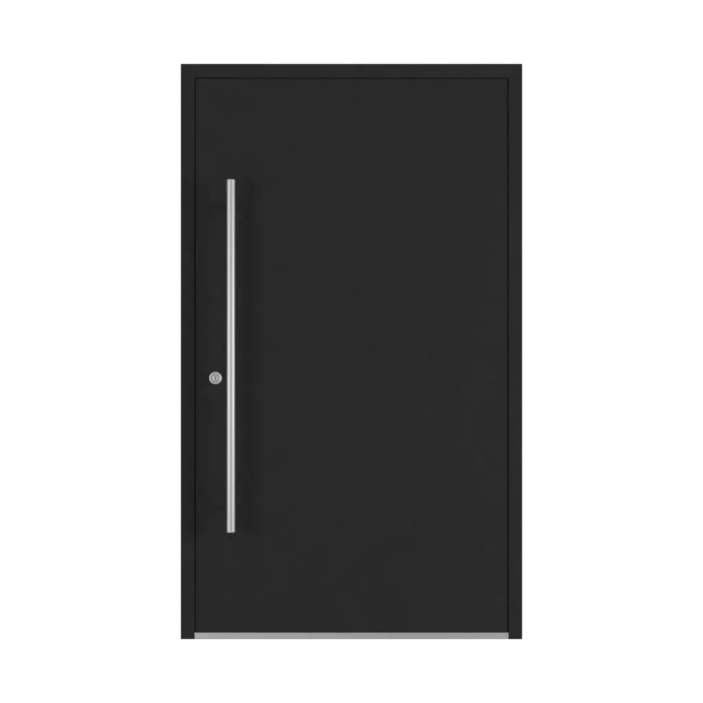 Dark graphite entry-doors models-of-door-fillings adezo kopenhaga  