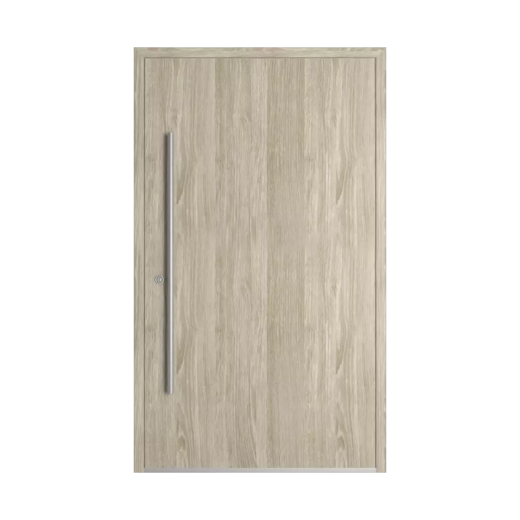 Bright sheffield oak ✨ entry-doors models-of-door-fillings dindecor model-5001  