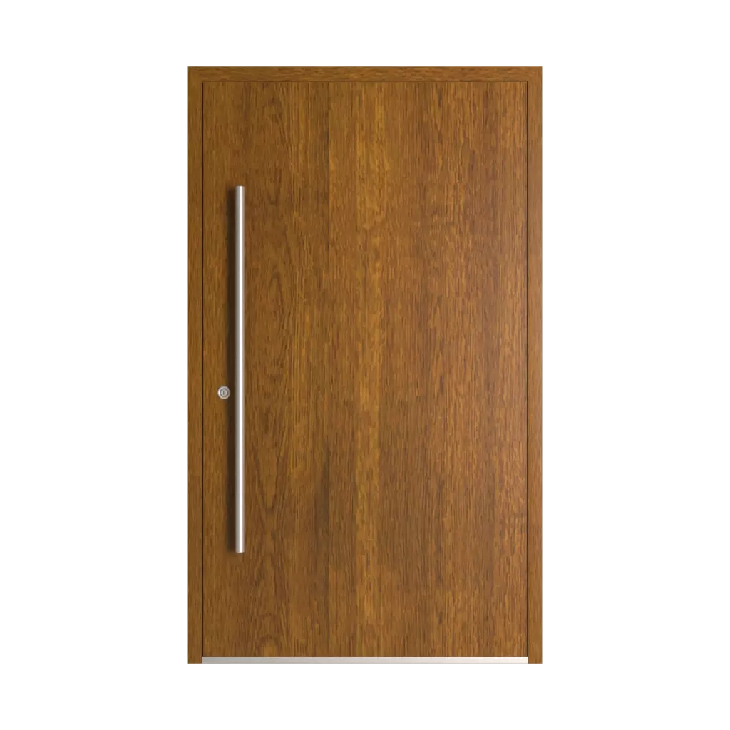 Golden oak ✨ entry-doors models-of-door-fillings dindecor 6132-black  