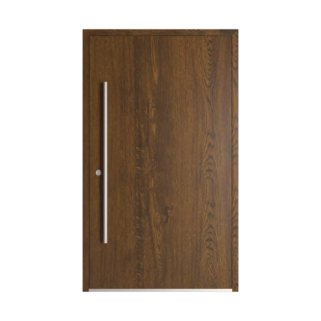 Walnut ✨ entry-doors models-of-door-fillings dindecor 6124-pwz  