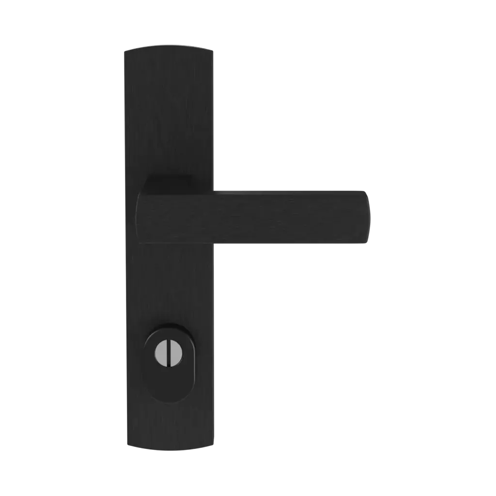 Black entry-doors door-accessories handles verdana-class-c-with-protection black 