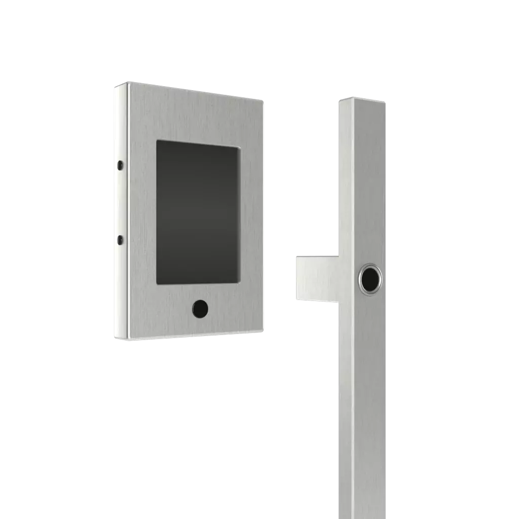 Electronics in pull handles entry-doors door-accessories