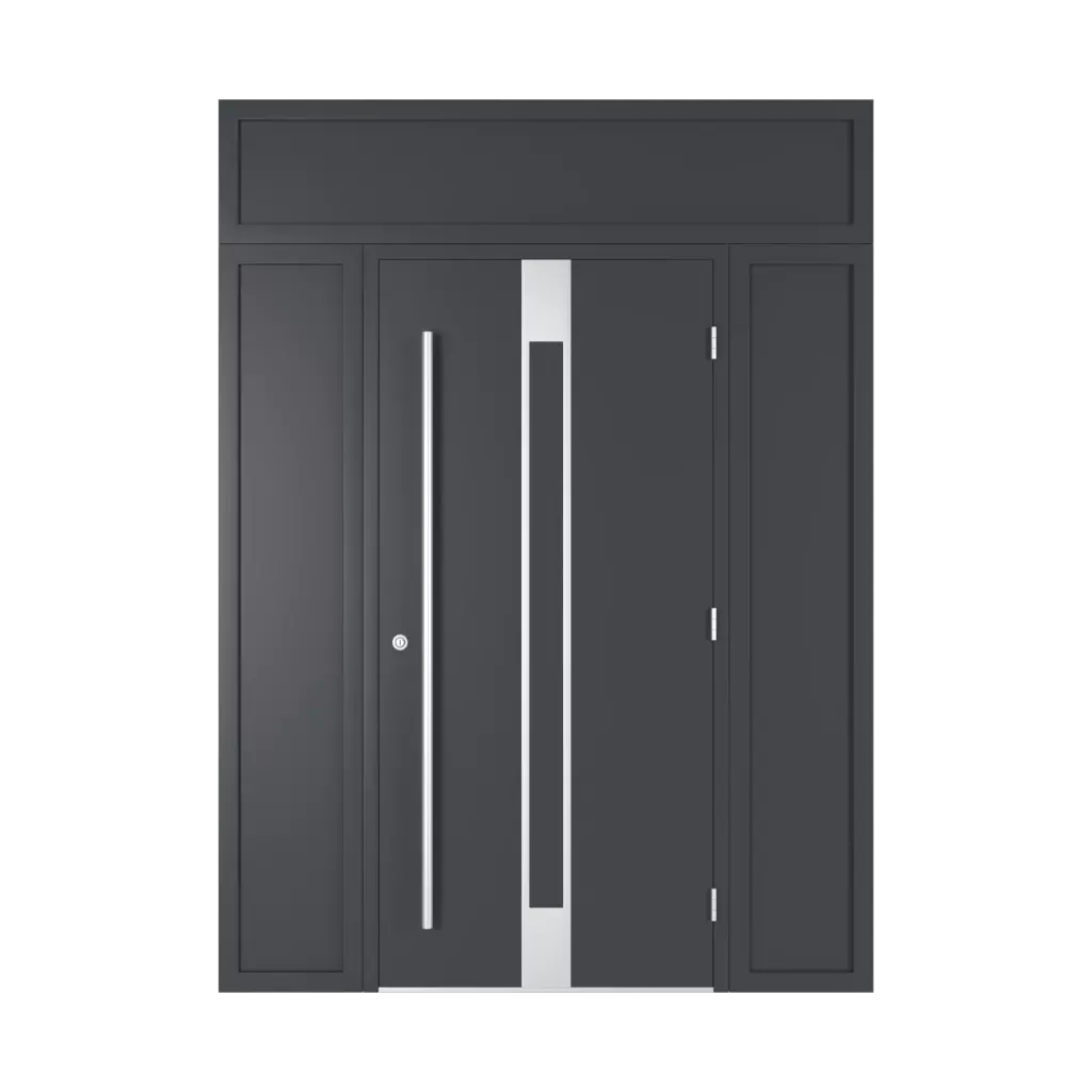 Door with full transom entry-doors models-of-door-fillings dindecor cl06  