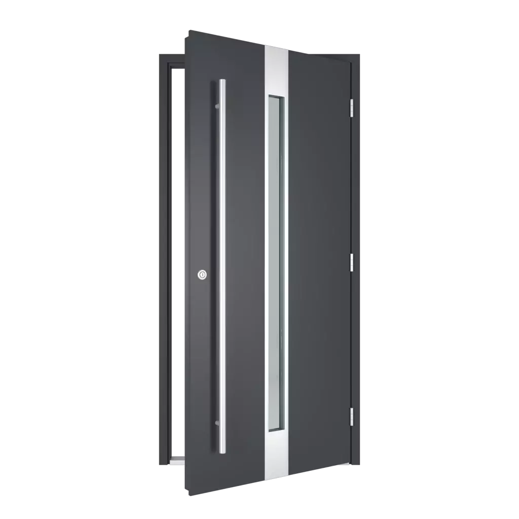 The right one opens outwards entry-doors models-of-door-fillings dindecor 6022-pvc  