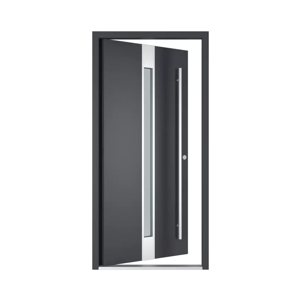 The right one opens inwards entry-doors models-of-door-fillings dindecor sl04  