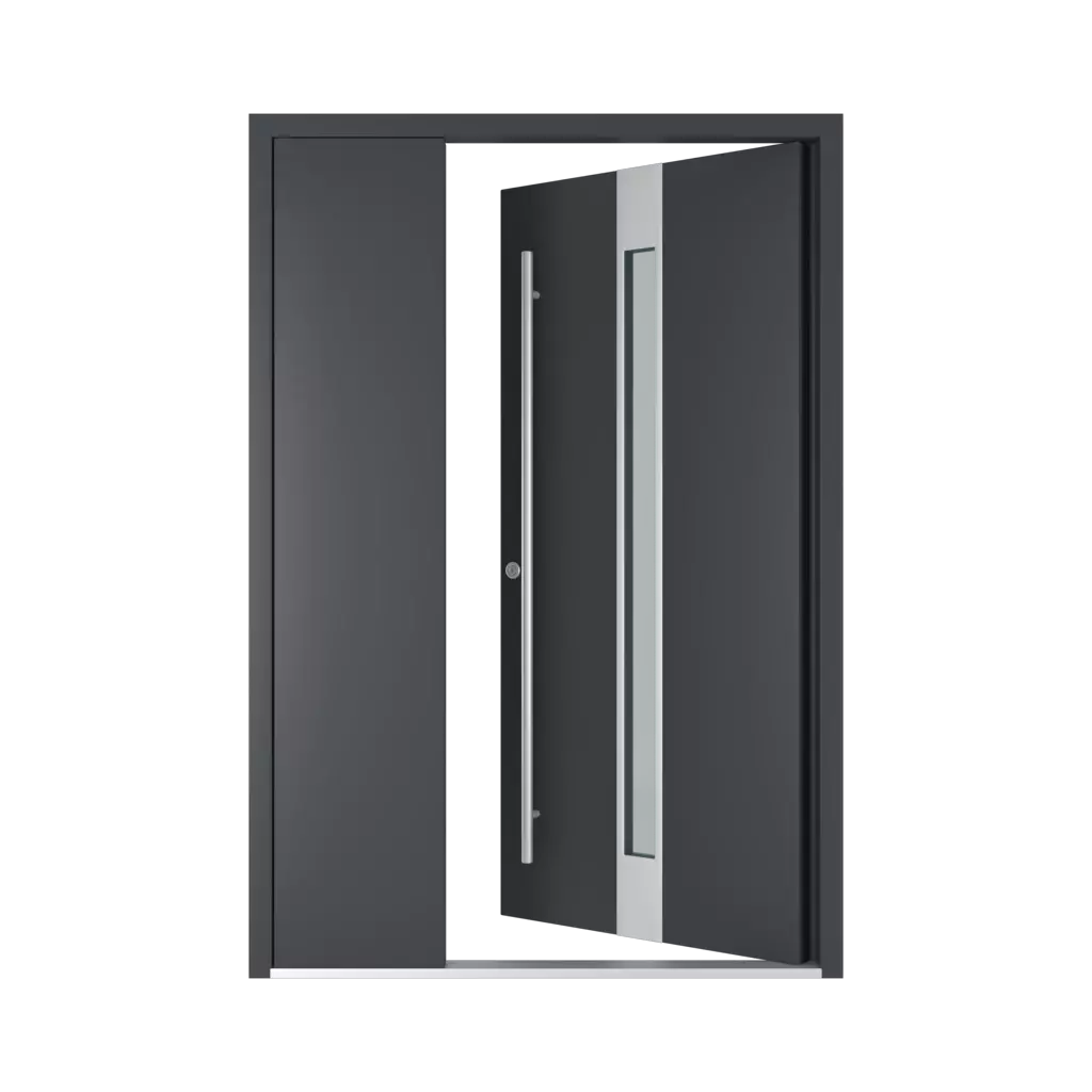 Left opening inwards entry-doors models-of-door-fillings dindecor sl03  