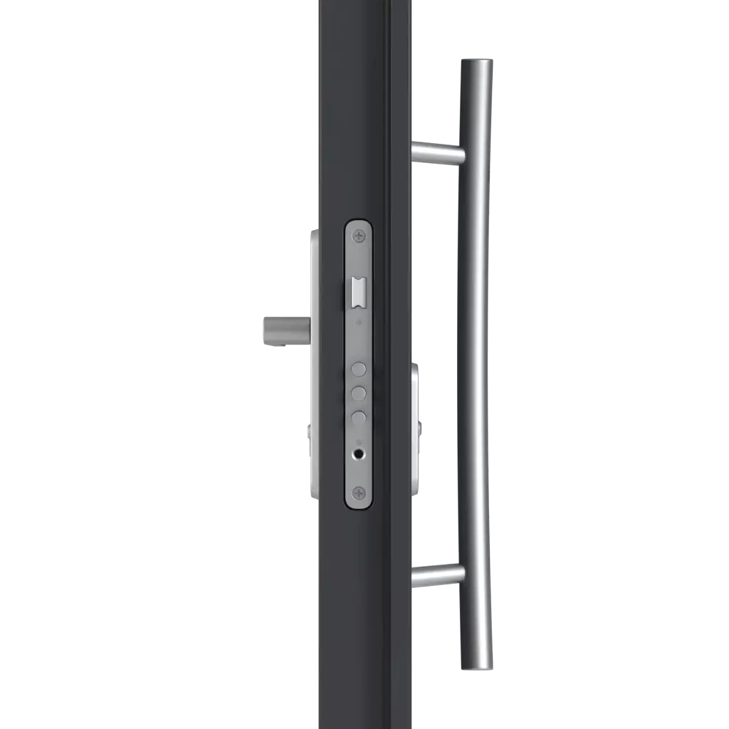 Handle/pull handle entry-doors models-of-door-fillings dindecor sk02-grey  