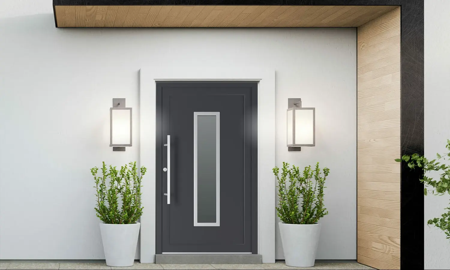 6002 PVC entry-doors models-of-door-fillings dindecor 6002-pvc  