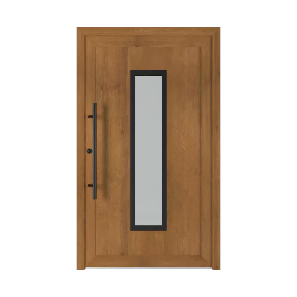 6002 Black PVC products vinyl-entry-doors    