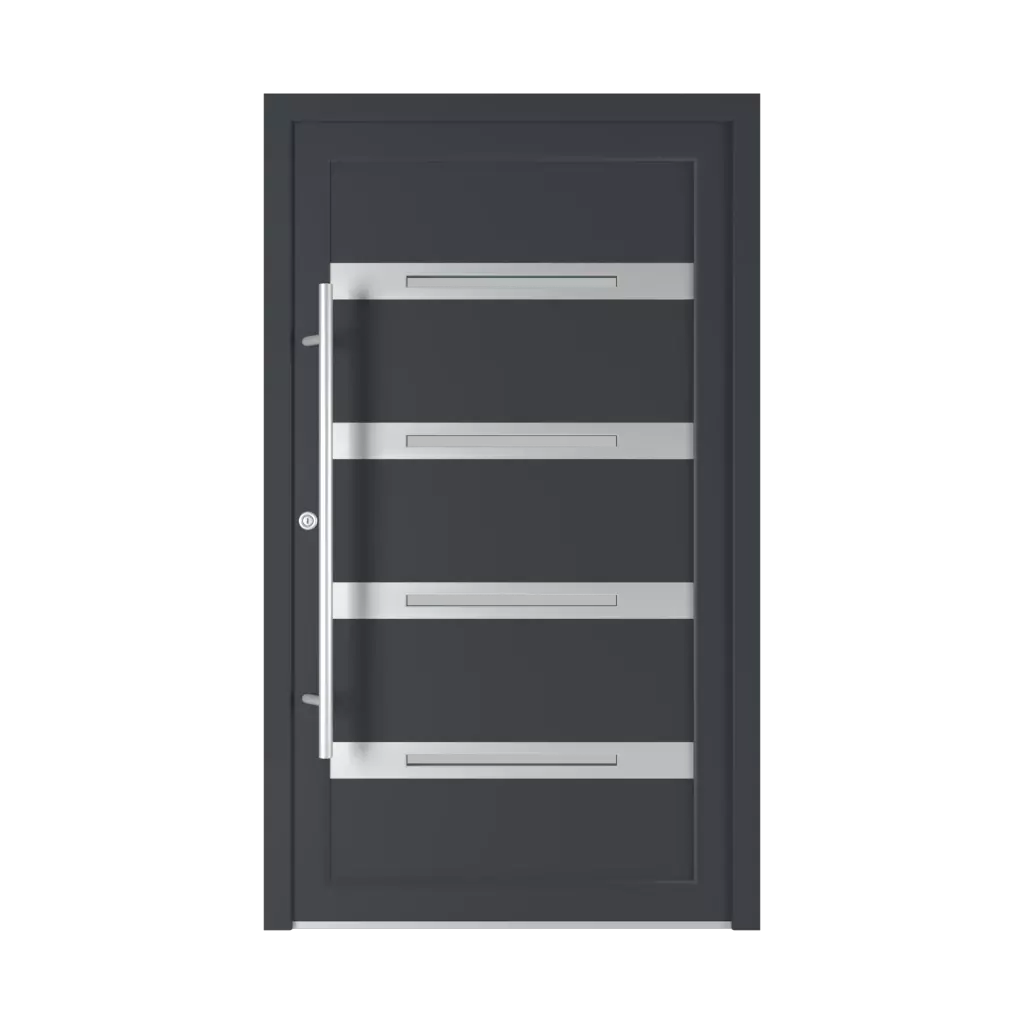 6005 PVC entry-doors models-of-door-fillings glazed 