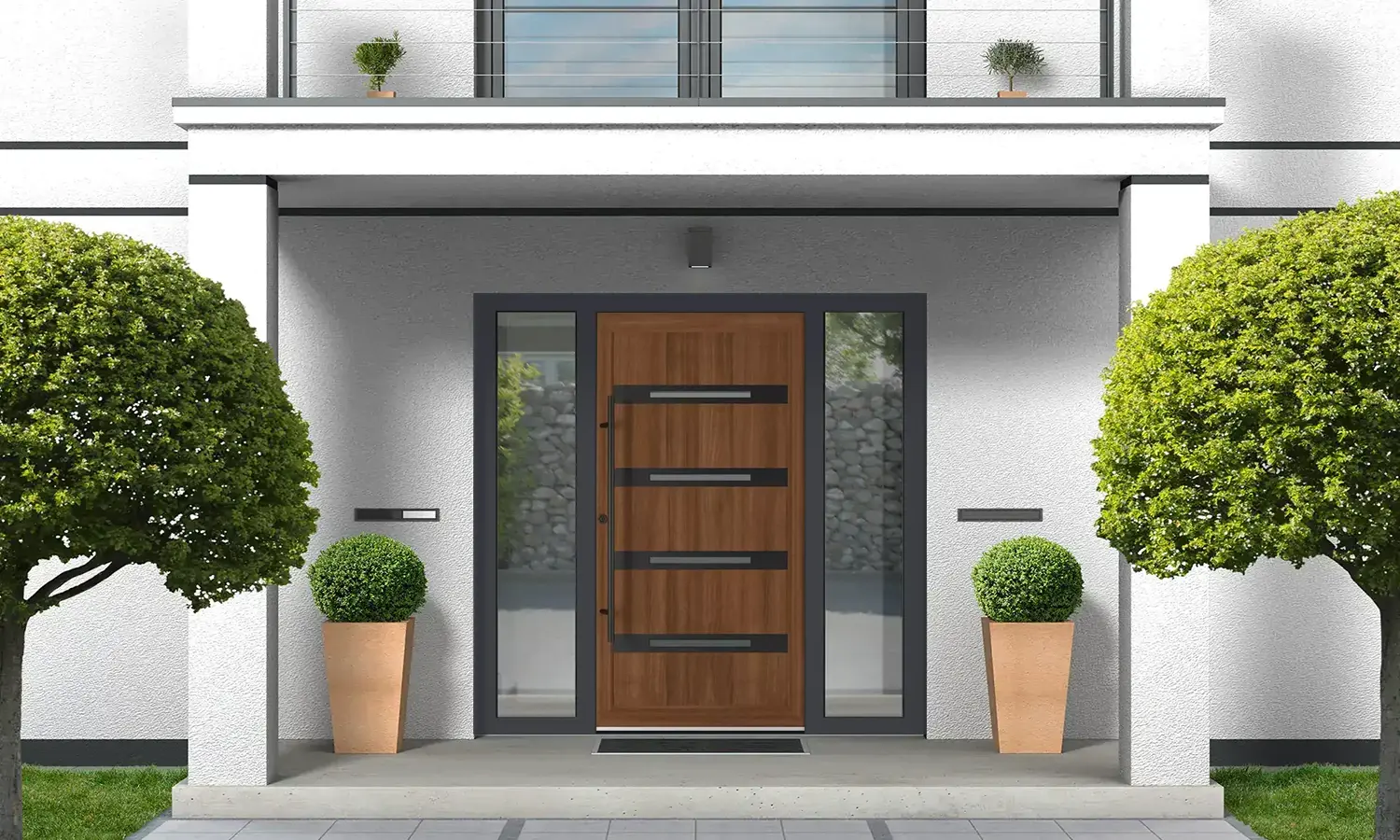 6005 PVC Black entry-doors models-of-door-fillings dindecor 6005-pvc-black  