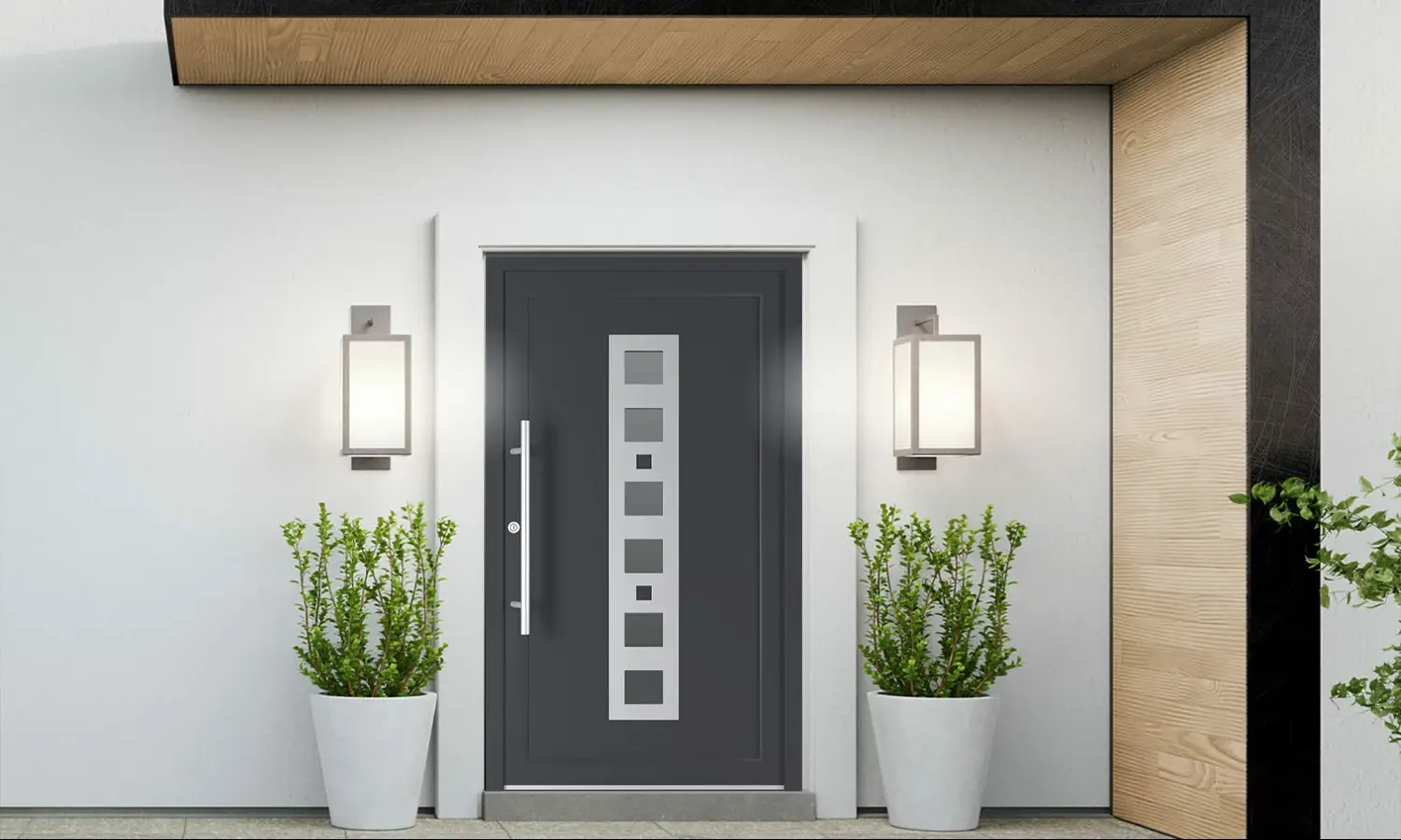 6016 PVC entry-doors models-of-door-fillings dindecor 6016-pvc  