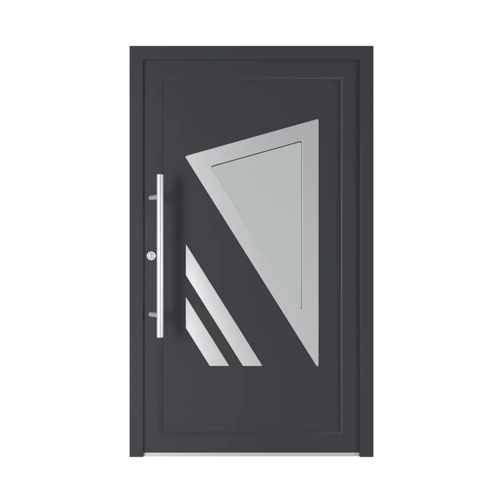 PVC entry-doors models-of-door-fillings dindecor sk06-grey