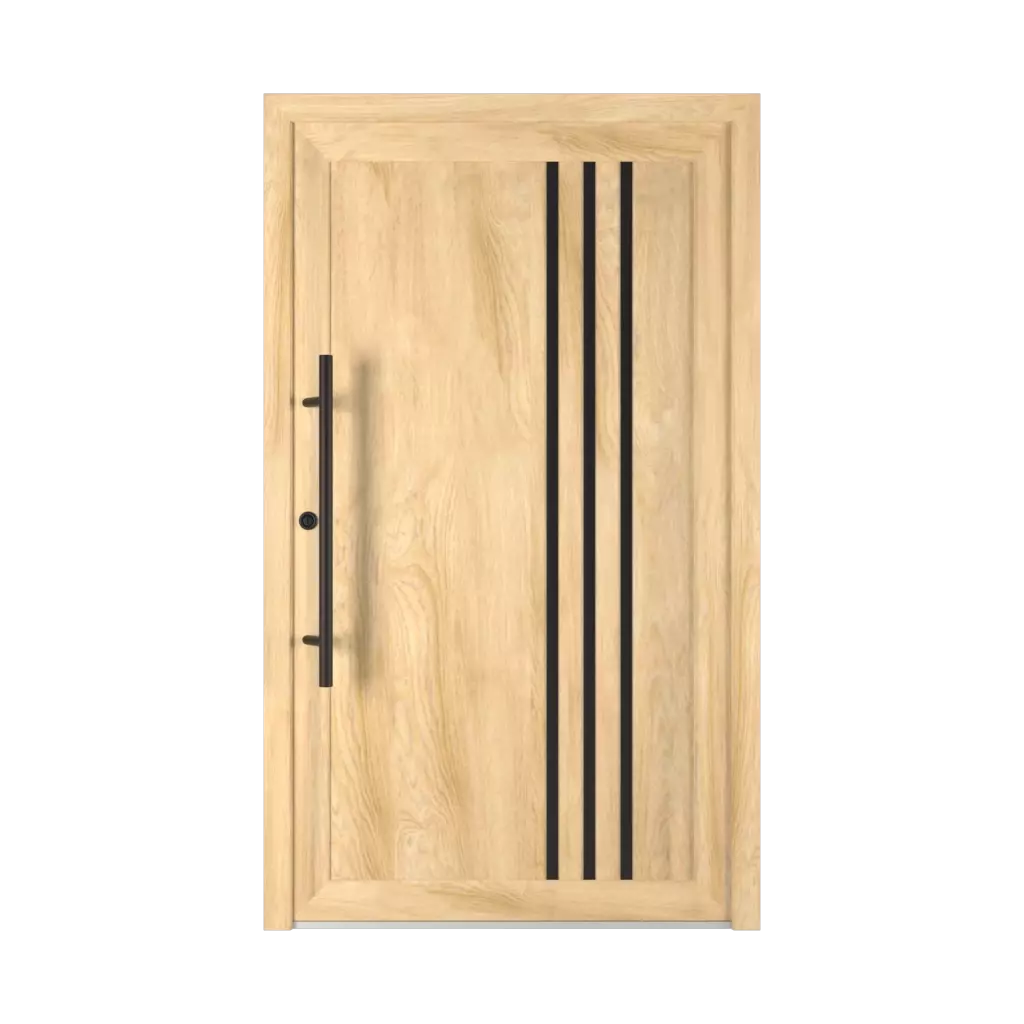 6029 PVC Black products vinyl-entry-doors    