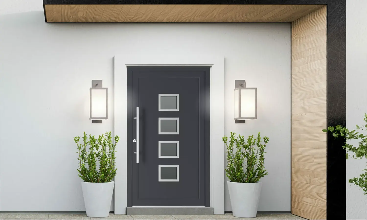 1701 PVC entry-doors models-of-door-fillings dindecor 1701-pvc  