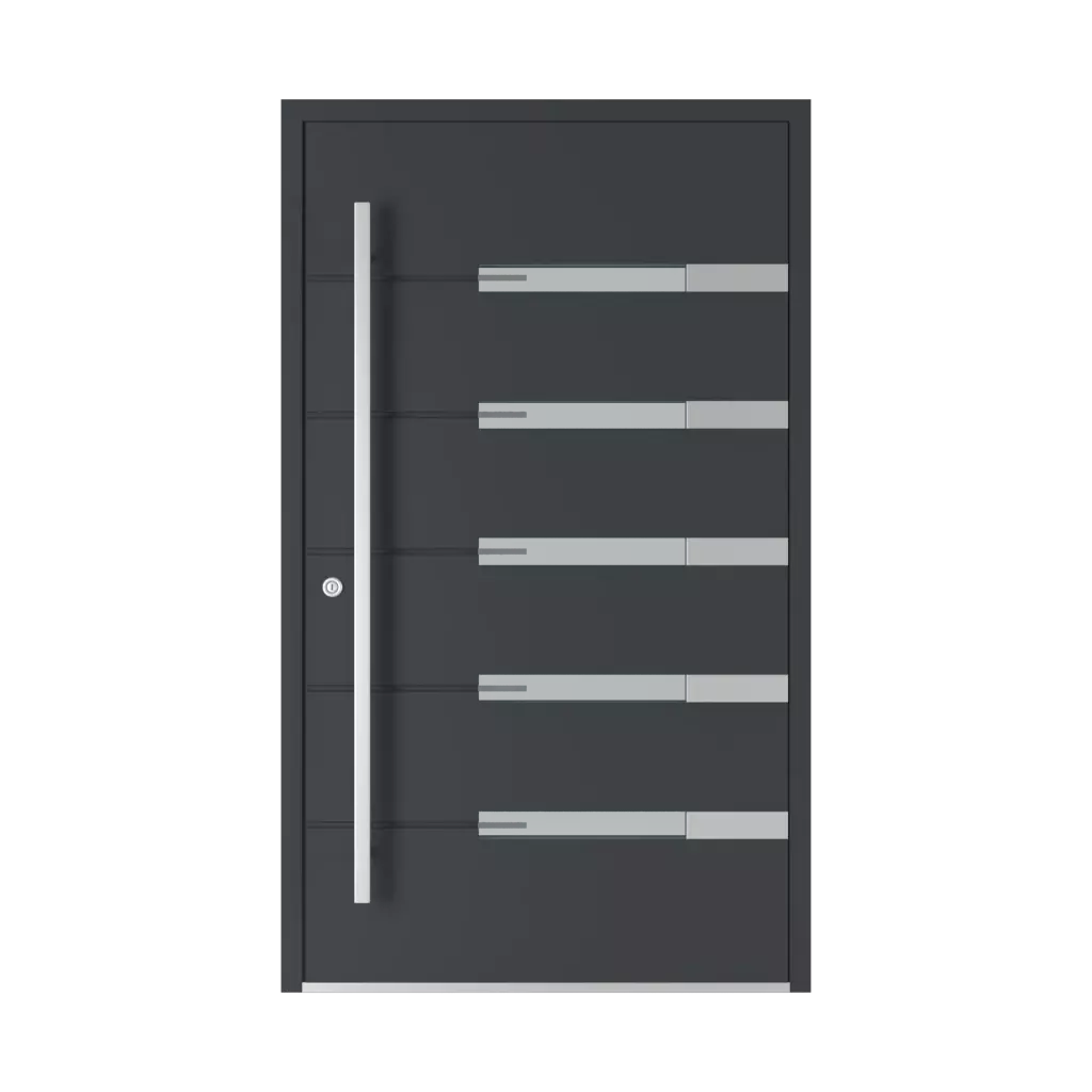 Model 6101 entry-doors models-of-door-fillings aluminum 