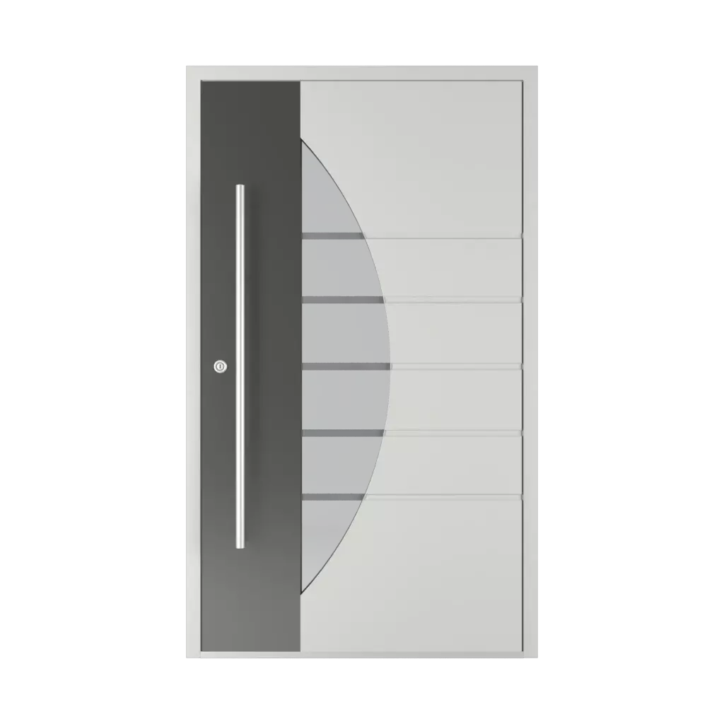 Model 6112 BS entry-doors models-of-door-fillings aluminum 