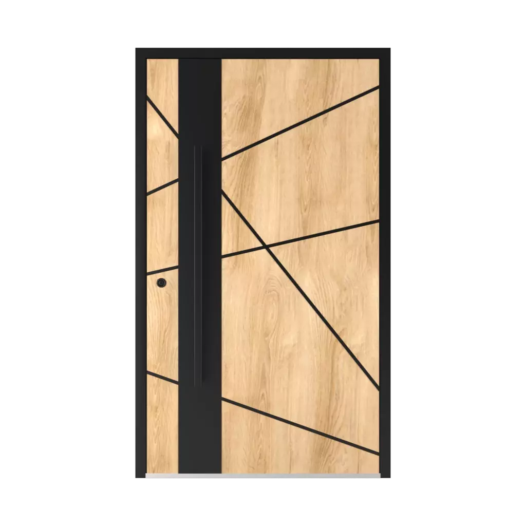 6132 Black ✨ entry-doors models-of-door-fillings dindecor 6132-black  