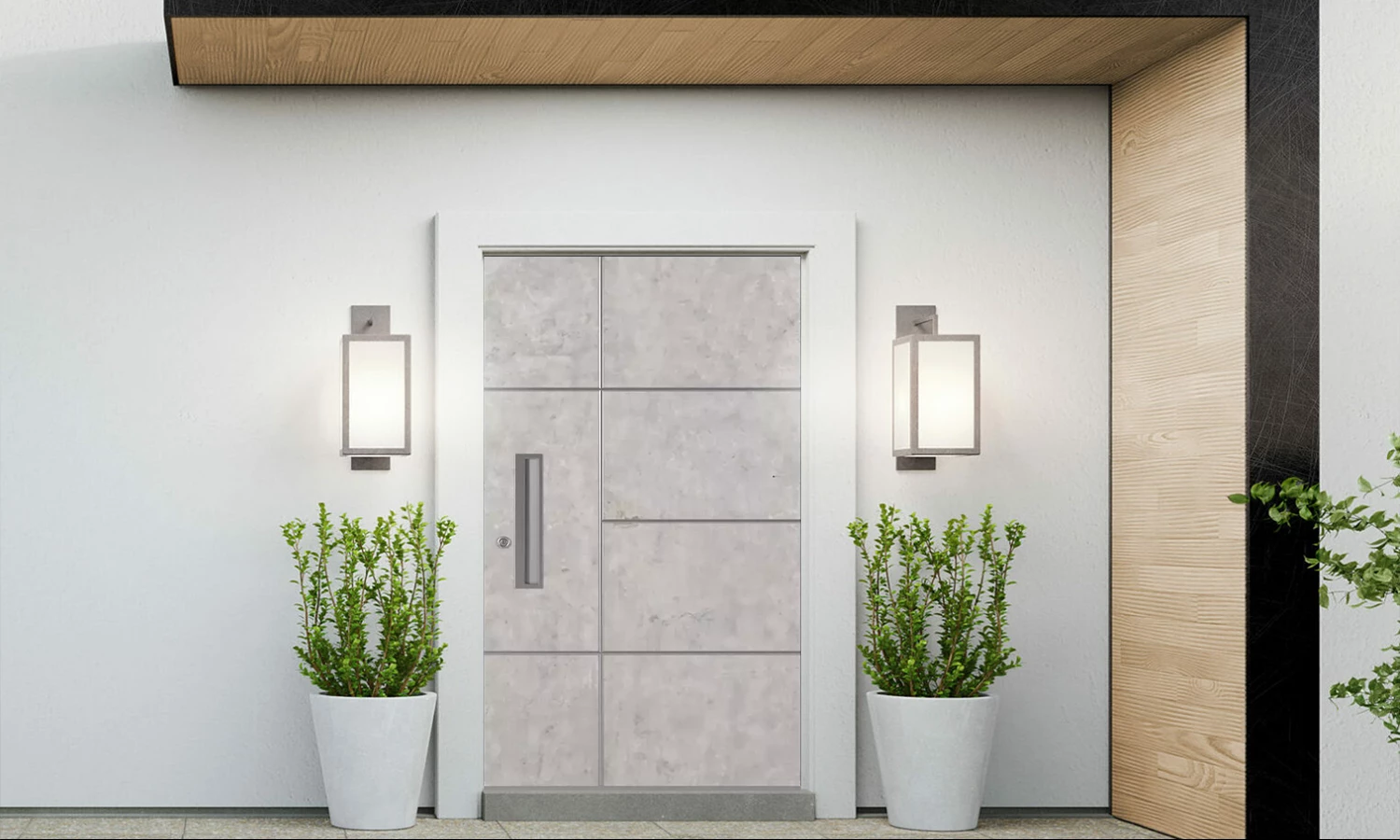 SK01 Beton 🏆 entry-doors models-of-door-fillings dindecor sk01-beton  