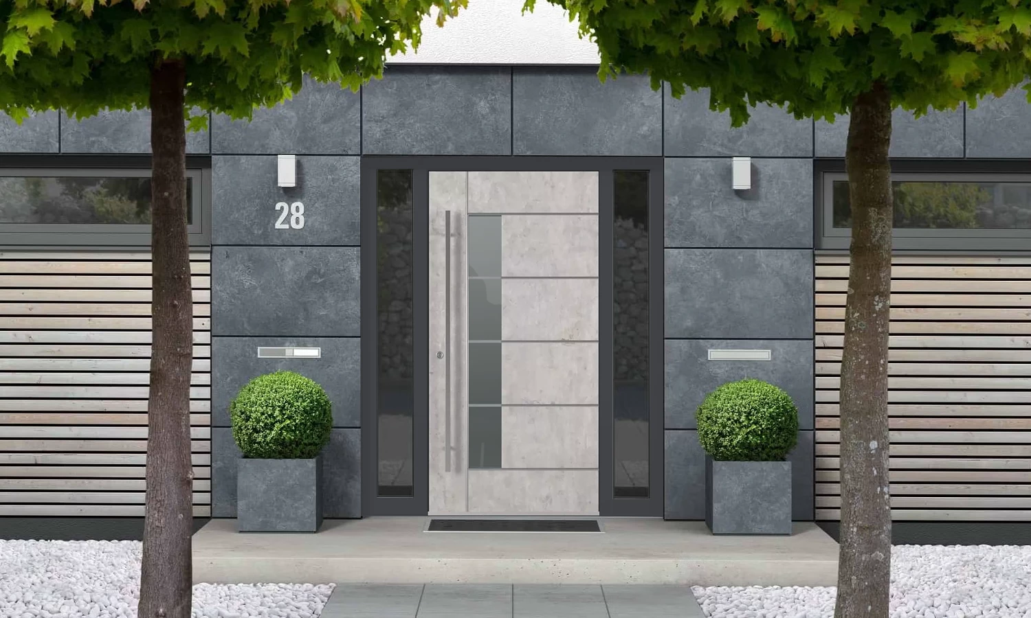 SK04 Beton 🏆 entry-doors models-of-door-fillings dindecor sk04-beton  