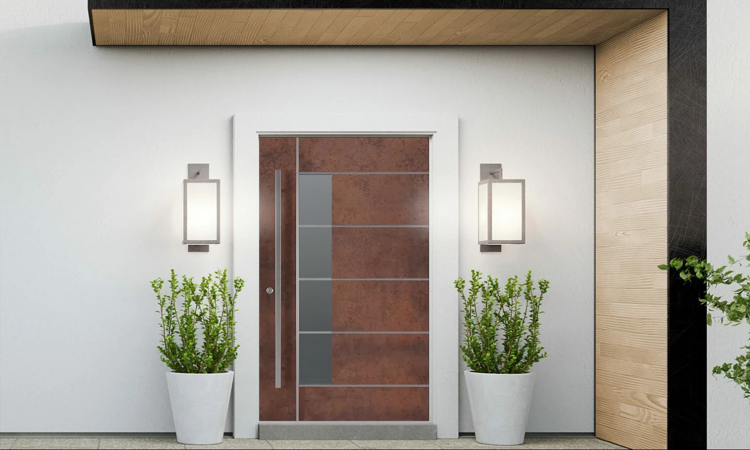 SK04 Corten 🏆 entry-doors models-of-door-fillings dindecor sk04-corten  